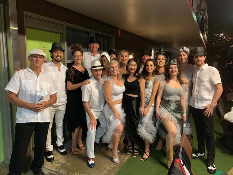 Vintage Cuban Salsa Dancers At Global Dance Collective, Townsville
